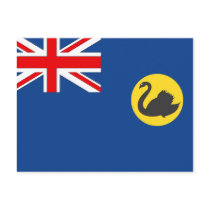 Western Australian Flag postcards by flagshirts Western Australian Flag postcards