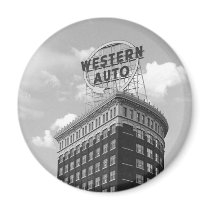 Western Auto Half Cylinder Building magnets