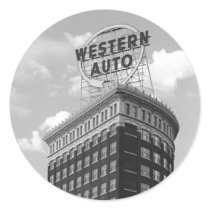 Western Auto Half Cylinder Building stickers