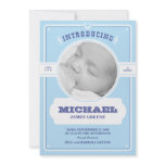 Western Baby Boy Announcement