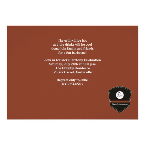 Western Banner Photo Invitation