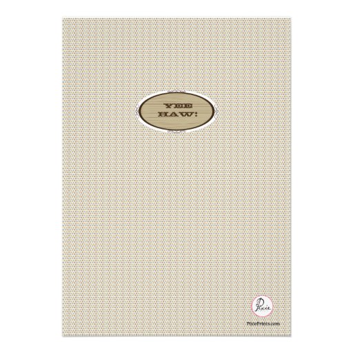 Western Barn Invitation