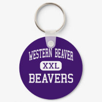 Western Beaver - Beavers - High - Industry keychains by customteamsportswear Western Beaver - Beavers - High - Industry keychains