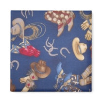 Western Boots & Hats Magnet