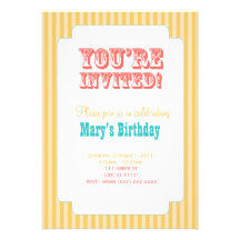 Western Carnival - You're Invited! - Yellow & Cora