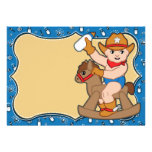 Western Cowboy Baby Shower Invitations invitations