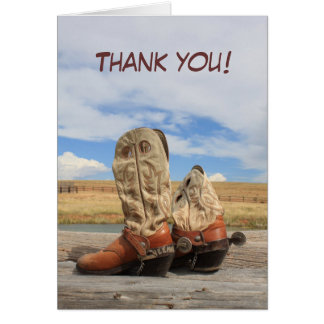 Cowboy Thank You Cards | Zazzle