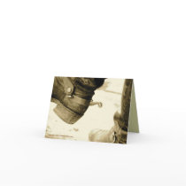 Western Cowboy Boots Note Cards
