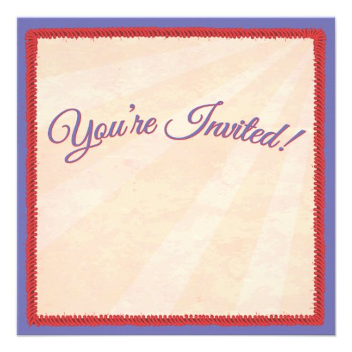 Western Cowgirl Bridal Shower Party Invitations