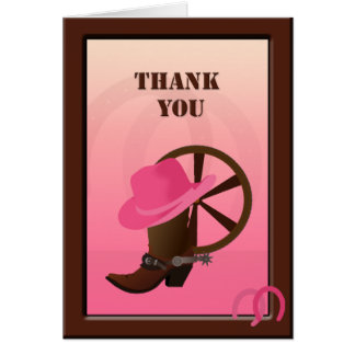 Western Thank You Cards | Zazzle