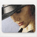 Western CowGirl Female Model MousePad Art
