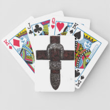 Western cross bicycle playing cards