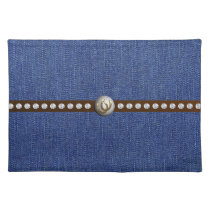 Western Denim Dinnerware placemats