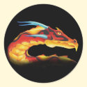 Western Dragon Sticker