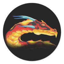 Western Dragon Sticker by Nightmareartist Western Dragon Sticker