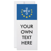 Western European Union Personalized Rack Card