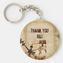 western farmhouse customizable country Wedding Key Chains
