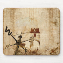 western farmhouse customizable country Wedding Mousepads