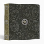 Western Flair Tool Print W/Star Conchos ~ Binder