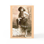 Western Frontier Woman Greeting Card