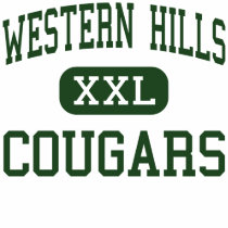 Western Hills - Cougars - High - Benbrook Texas t-shirts