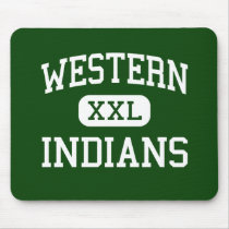 Western - Indians - High School - Latham Ohio mousepads