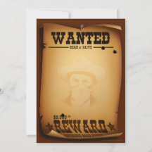 Cowboy Wanted Invitations