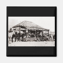 Western Lawman Legendary Judge Roy Bean Refrigerator Magnets