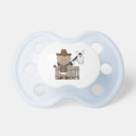 Western Little Brown Cowboy Pony Pacifiers
