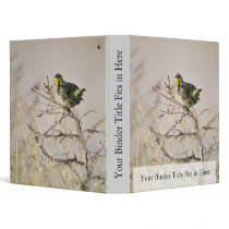 Western Meadowlark binders by animalpark Western Meadowlark binders