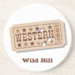 Western Movie Ticket Coaster