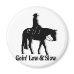 Western Pleasure Horse Low and Slow Magnets