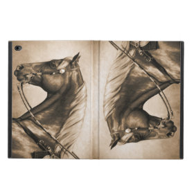 Western Pleasure Quarter Horse in Sepia Powis iPad Air 2 Case