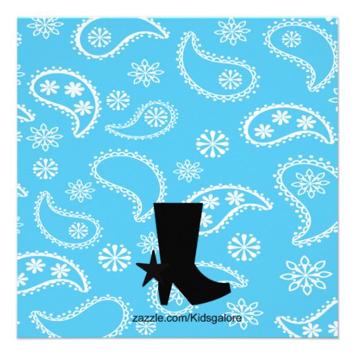 Western Pregnant Mama to Be Baby Shower Invitation