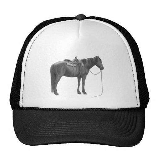 Western quarter horse trucker hat Zazzle