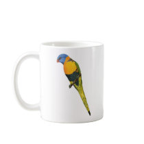 Western Rainbow Lorikeet Bookstore Promo mugs by LisasLair Western Rainbow Lorikeet Bookstore Promo mugs