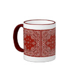 Western Red Bandana MUG or CUP