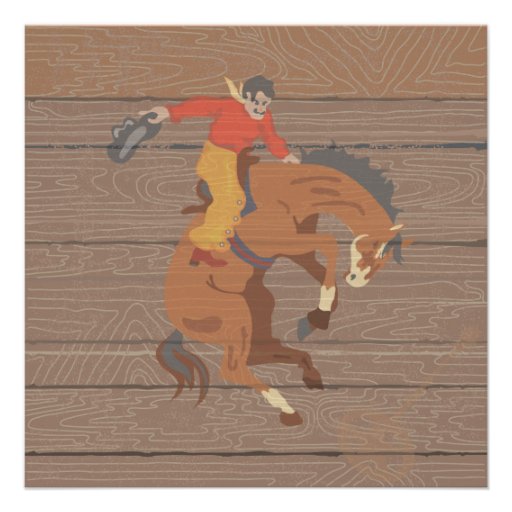 Western Rodeo Cowboy Party Invitation