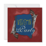 Western rodeo horse ranch party custom invites