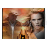Western Romance Cowboy Greeting Card Art