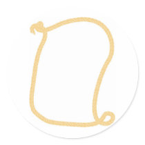 Western Rope Frame stickers by White_Wedding Western Rope Frame stickers