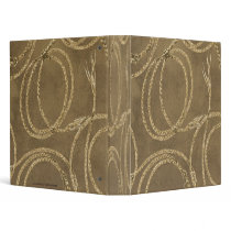 Western Rope Tan ~ Avery Binder 1 Touch EZD Ring
