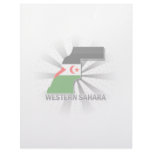 Western Sahara Flag Map 2.0 Custom Letterhead