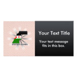 Western Sahara Flag Map 2.0 Photo Card Template