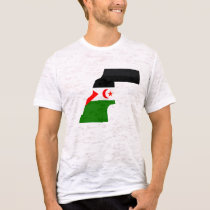 Western Sahara flag map t-shirts by FlagStore Western Sahara flag map t-shirts