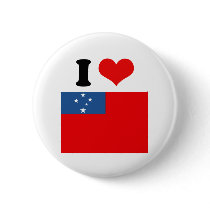 Western Samoa Flag buttons