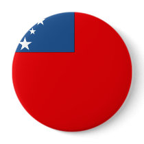 Western Samoa Flag buttons