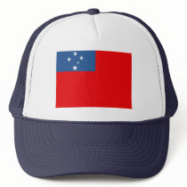 Western Samoa Flag Mesh Hat