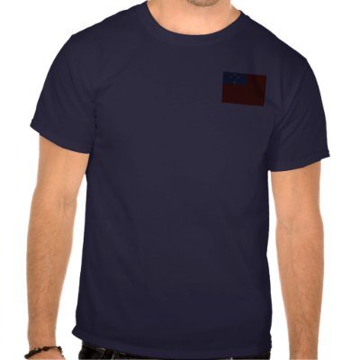 Western Samoa Flag T Shirt by flagshirts