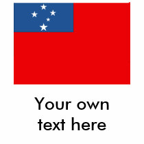 Western Samoa Flag t-shirts